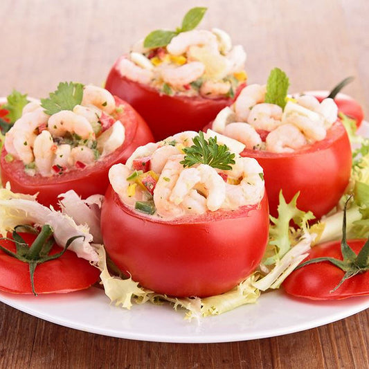 Salade Tomate Farcie aux Crevettes – Fraîcheur et gourmandise à la belge